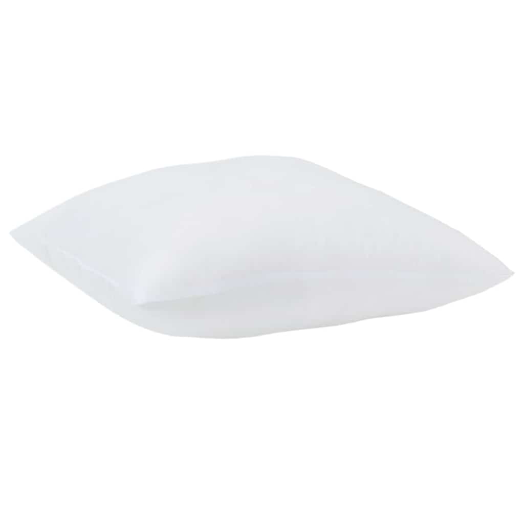 Pagalvė su pagalve 2 pcs Balta 80 x 80 x 20 cm Poliesteris