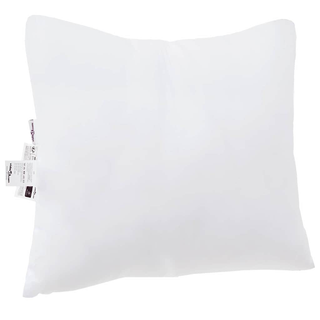 Pagalvė su pagalve 2 pcs Balta 80 x 80 x 20 cm Poliesteris