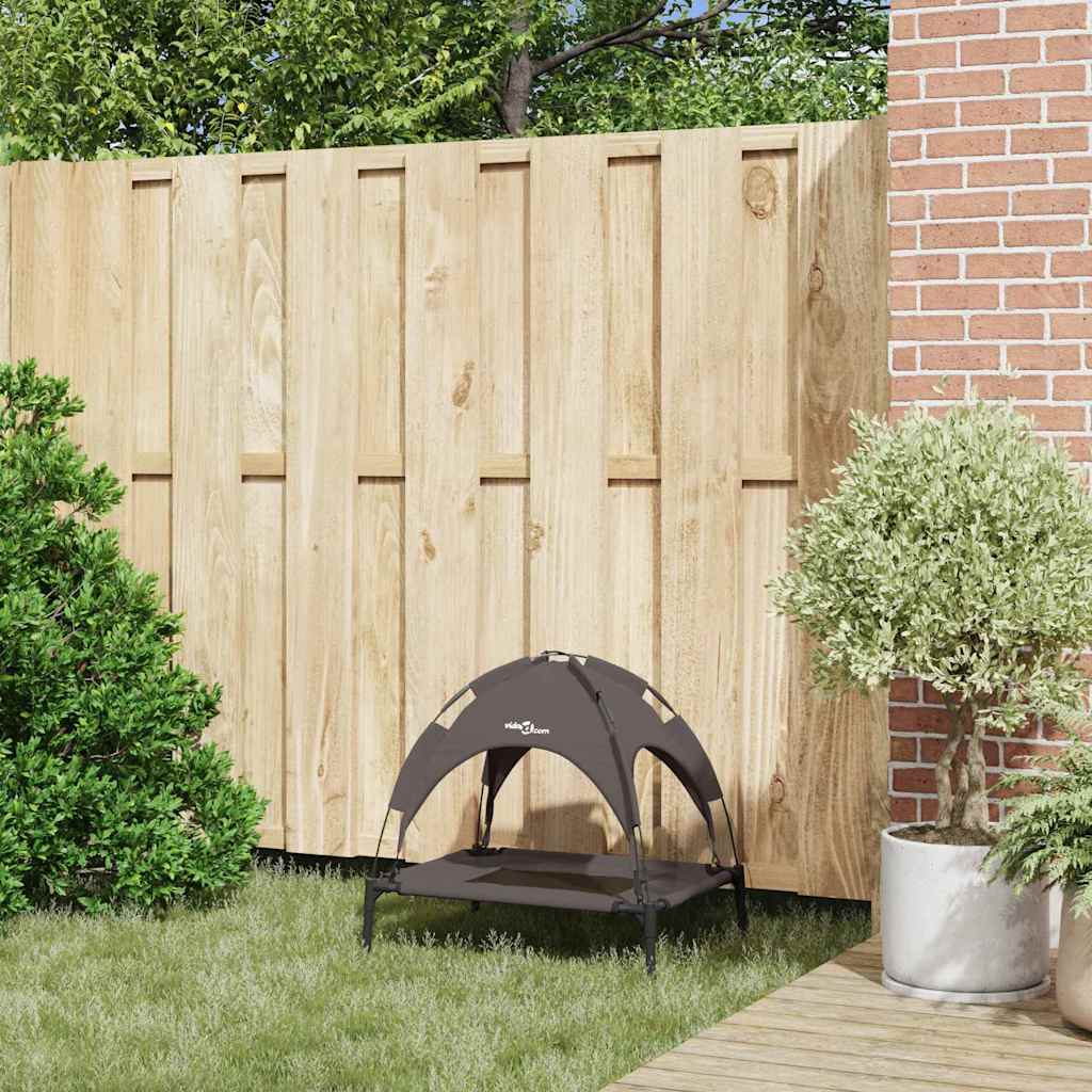 pakelta šuns lova su nuimamu stogu Ruda S Plienas