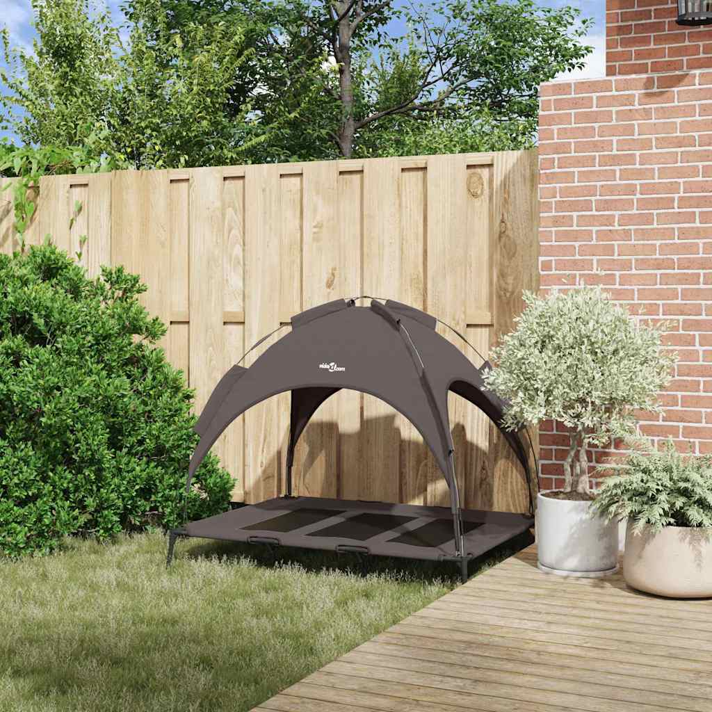 pakelta šunų lova su nuimamu stogu Ruda XL Plienas