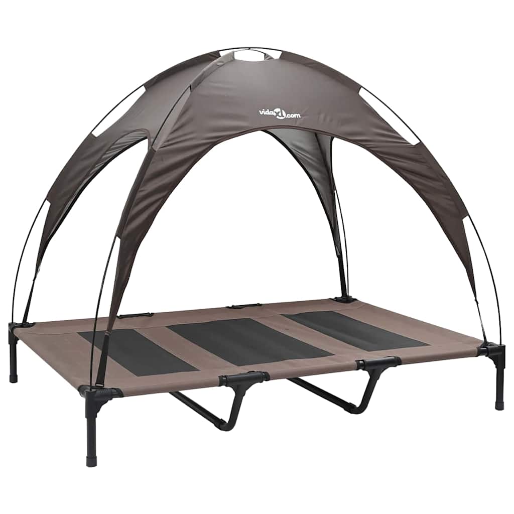 pakelta šunų lova su nuimamu stogu Ruda XL Plienas