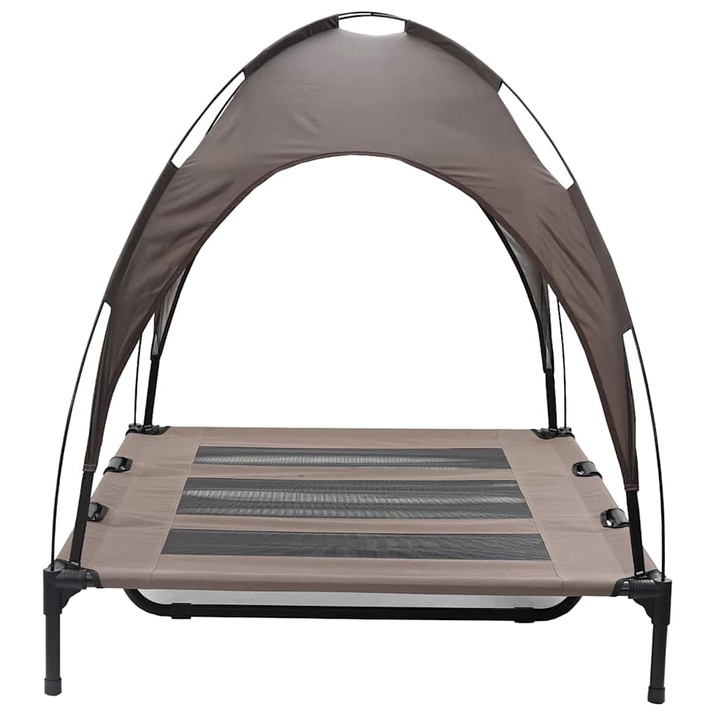 pakelta šunų lova su nuimamu stogu Ruda XL Plienas