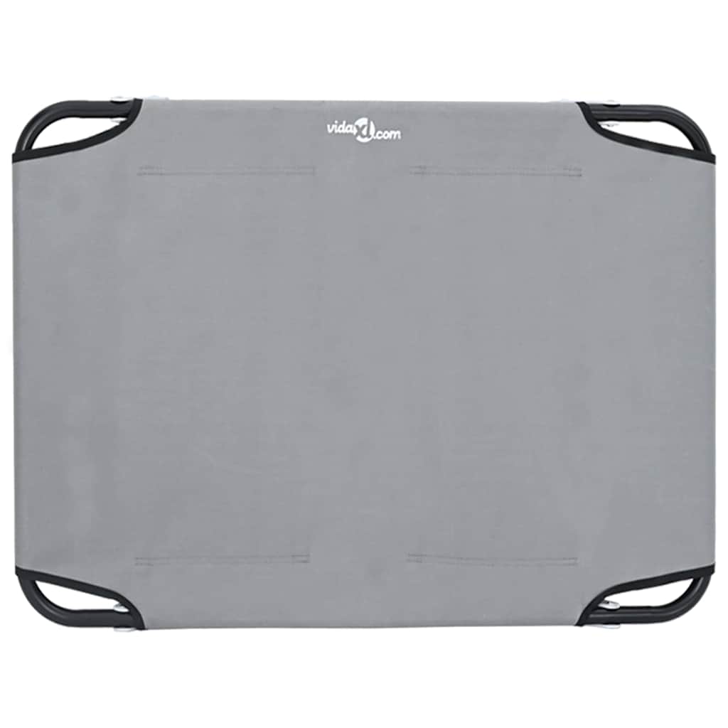 Sulankstoma Šviesiai Pilka Šunų Lova M Oksfordo Audinio ir Plieno