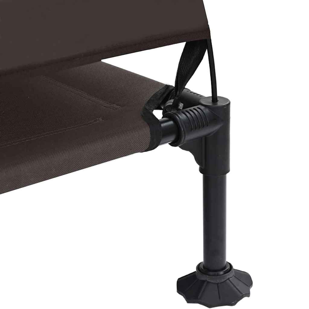 Pakelta šuns lova su nuimamu stogu Ruda XL Plieno