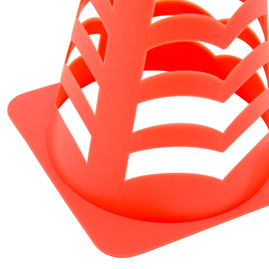 Futbolo kūgiai, 6vnt., oranžinės, 13x13x22,5cm