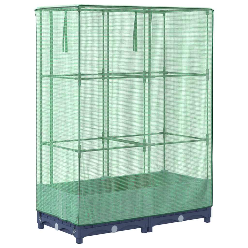 Pakelta lysvė su šiltnamio dangčiu, 80x40x123cm