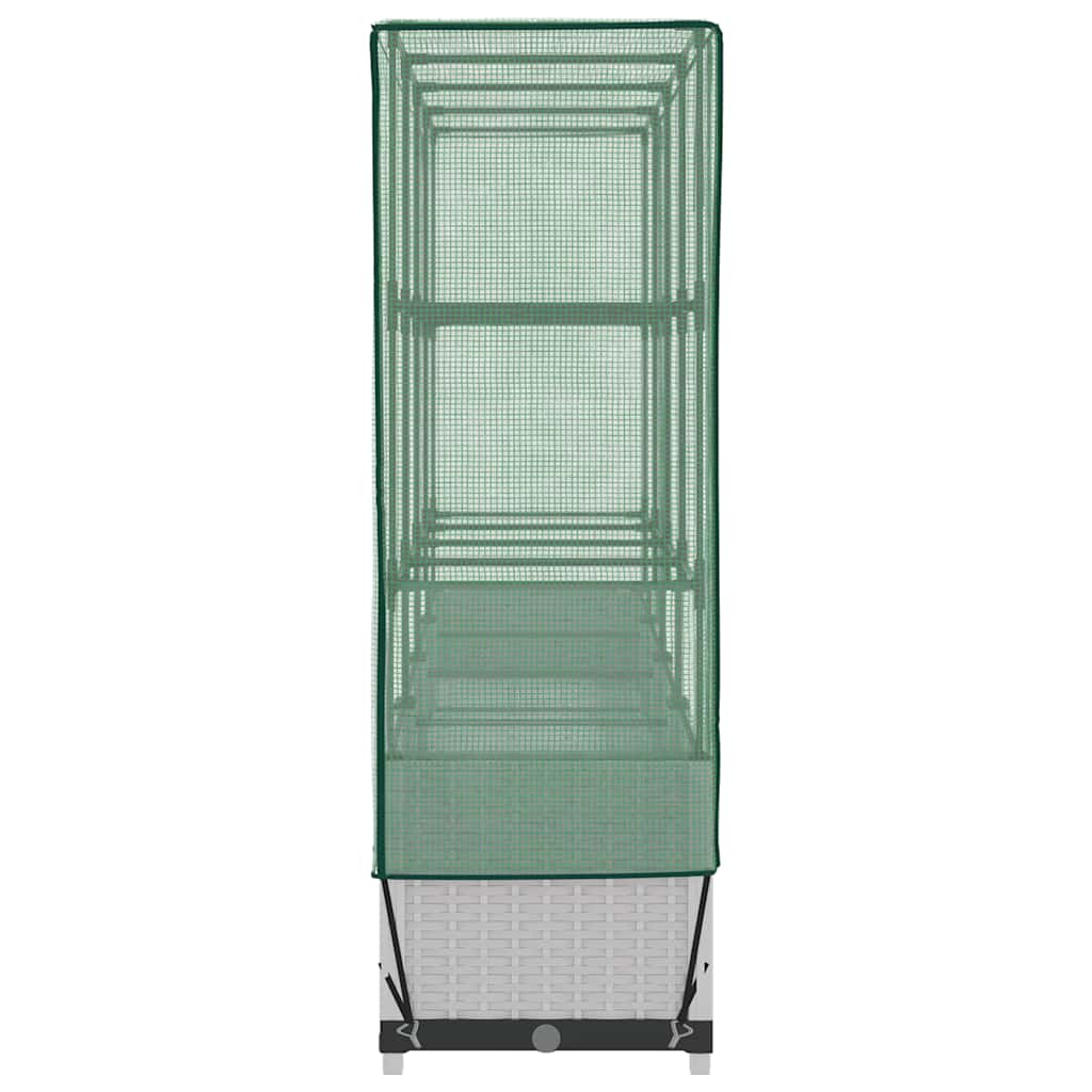 Pakelta lysvė su šiltnamio dangčiu, 160x40x138cm