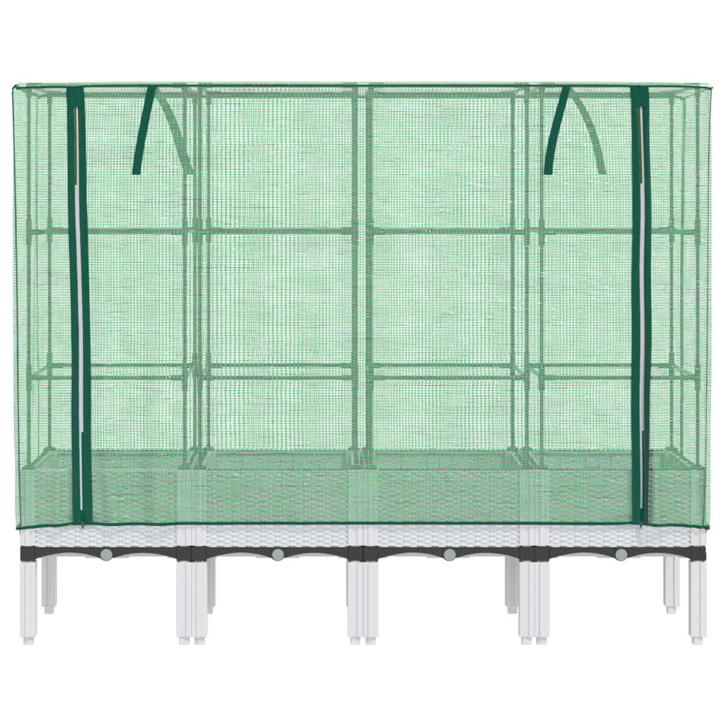 Pakelta lysvė su šiltnamio dangčiu, 160x40x140cm