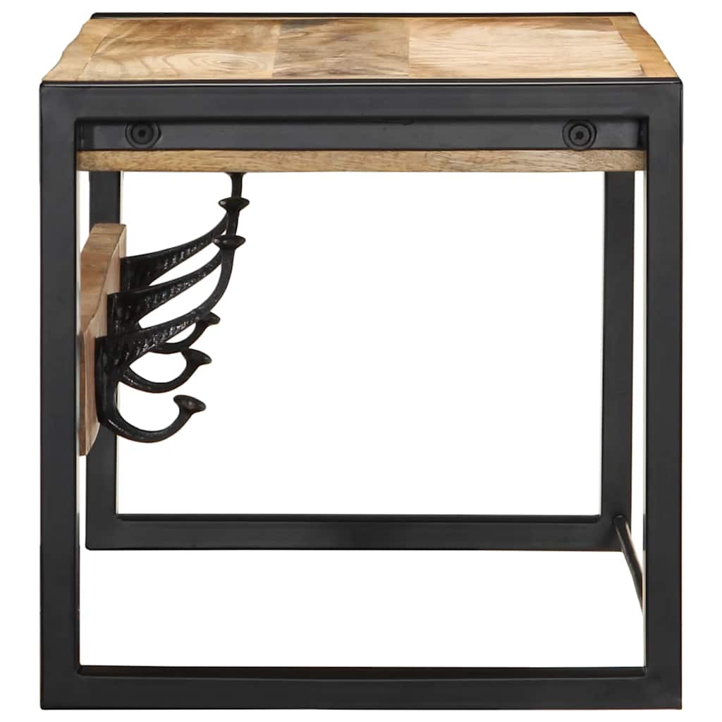 paltų kabykla 80x35x35 cm Tvirtas neapdorotos medienos mangas