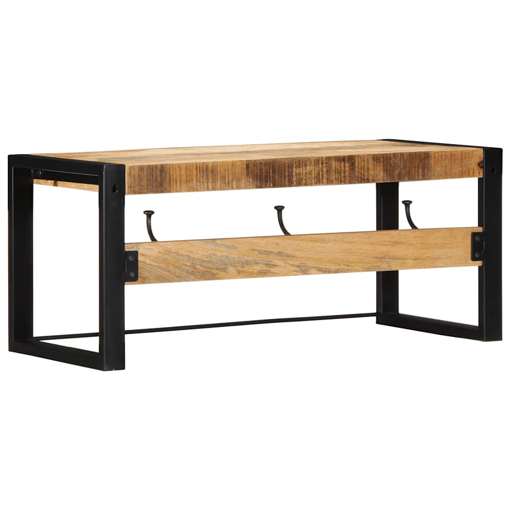 paltų kabykla 80x35x35 cm Tvirtas neapdorotos medienos mangas