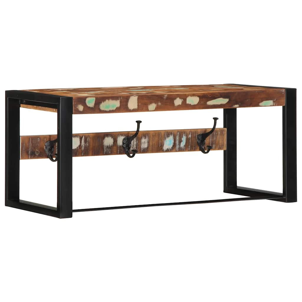 Paltų kabykla Daugiaspalvė 80x35x35cm Regeneruota medžio masyva