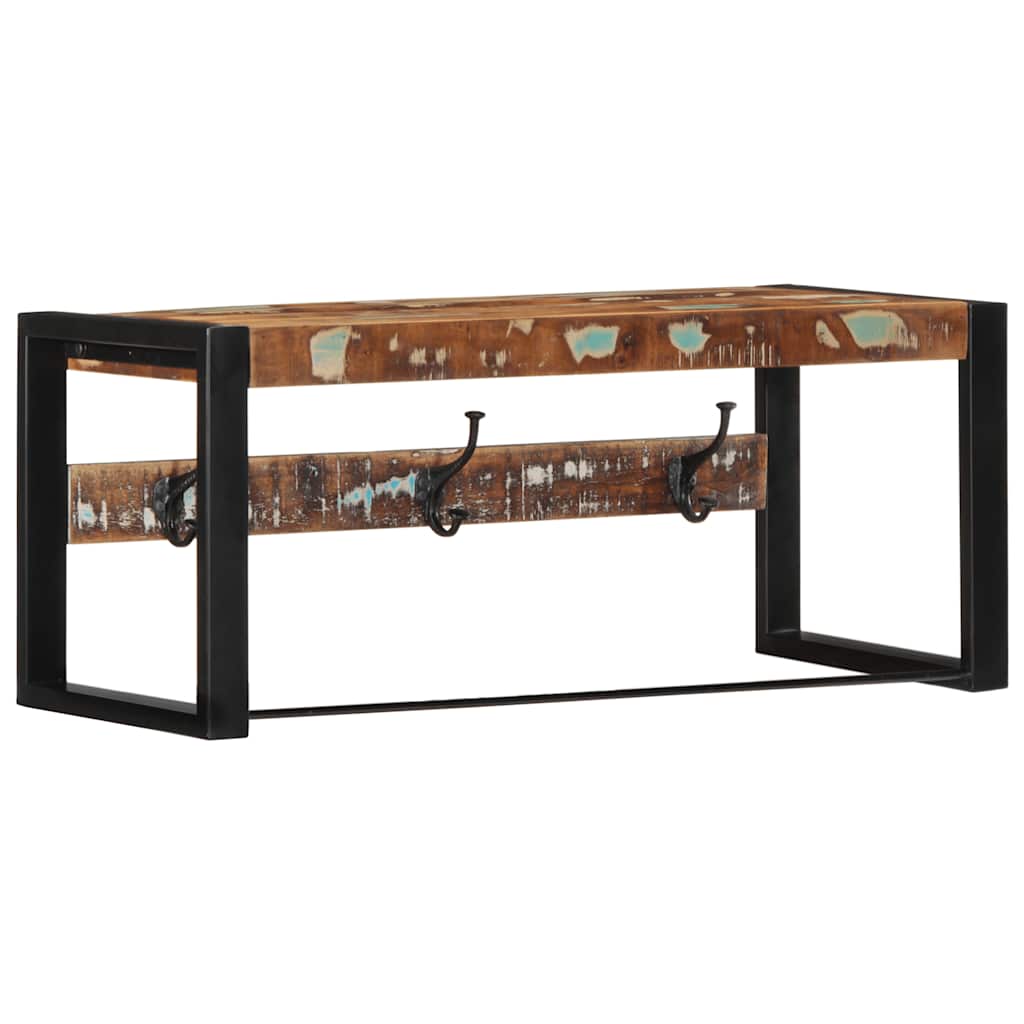 Paltų kabykla Daugiaspalvė 80x35x35cm Regeneruota medžio masyva