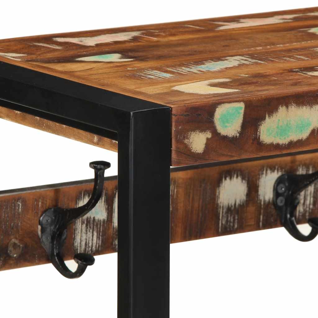 Paltų kabykla Daugiaspalvė 80x35x35cm Regeneruota medžio masyva