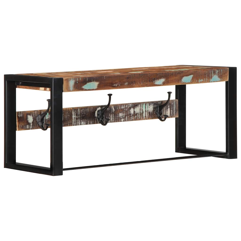 Paltų kabykla Daugiaspalvė 80x35x35cm Regeneruota medžio masyva