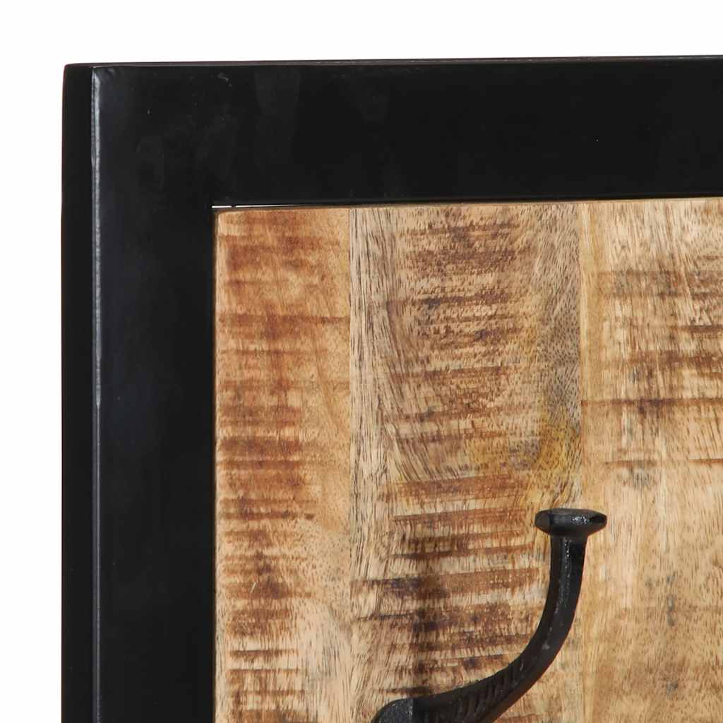 paltų kabykla 40x2x80 cm Tvirtas neapdorotos medienos mangas