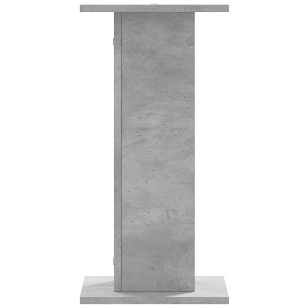 Stovai augalams, 2vnt., betono, 30x30x60cm, apdirbta mediena