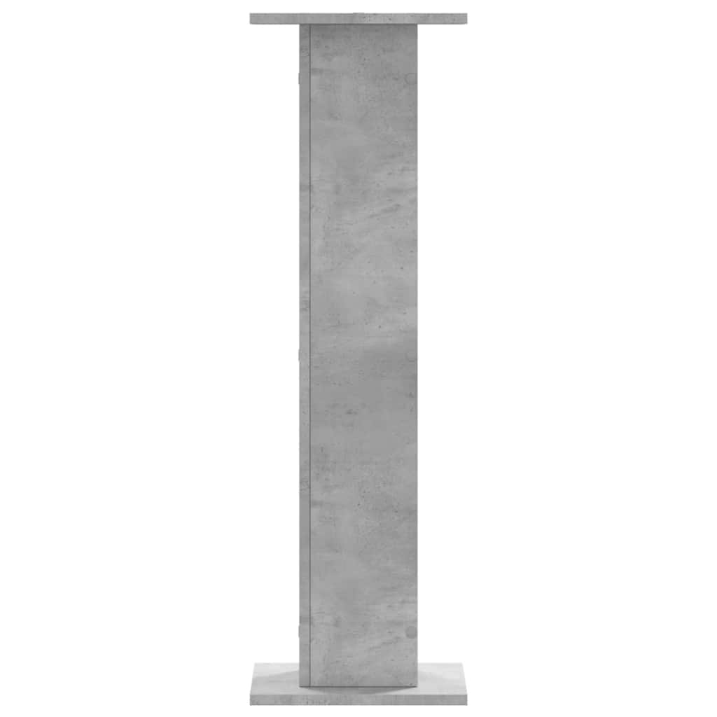 Stovai augalams, 2vnt., betono, 30x30x95cm, apdirbta mediena
