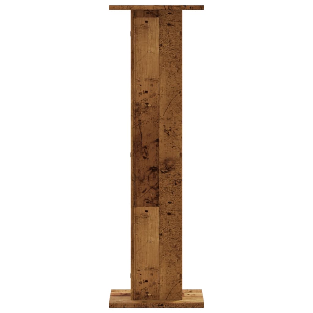 Stovai augalams, 2vnt., sendintos medienos, 30x30x95cm, mediena