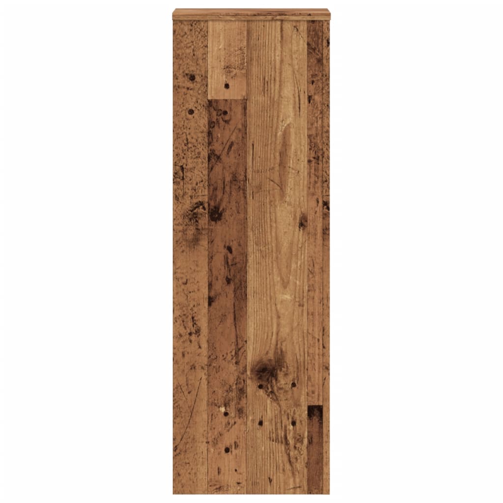 Stovai augalams, 2vnt., medienos, 33x33x100cm, mediena