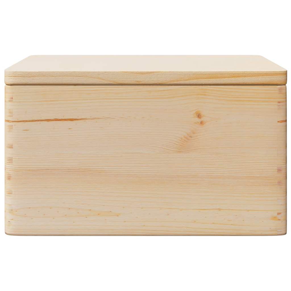 Medinė dėžutė su dangteliu, 40x30x23cm, pušies masyvas