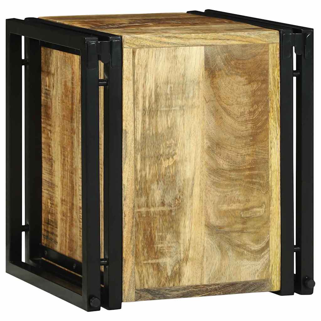 Vyno lentyna 34.5 x 35 x 39 cm Tvirta mediena Grubus mango