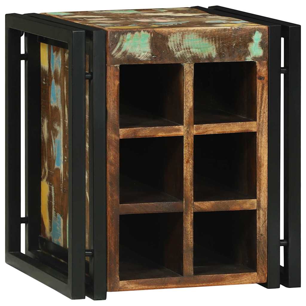Vyno stovas 34.5x35x39 cm, tvirta perdirbta mediena