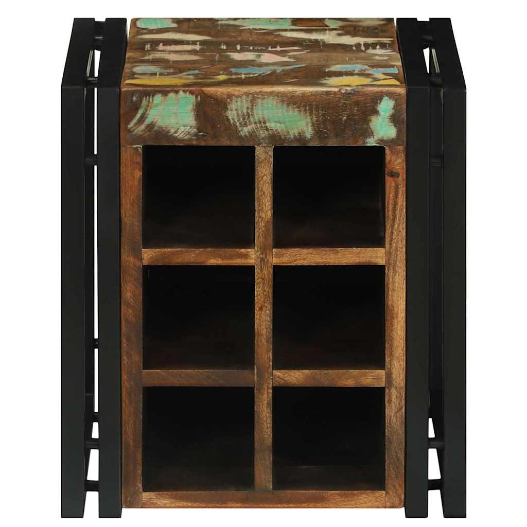 Vyno stovas 34.5x35x39 cm, tvirta perdirbta mediena