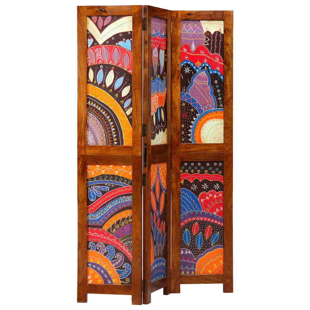 Erdvės Skaidytuvas 3 Paneliai Medaus Rudas 35x1.5x160 cm Kieta Akacijos Mediena