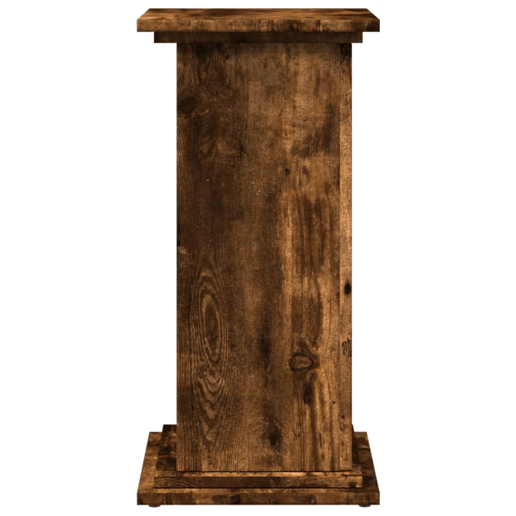 Eksponavimo stovas su lentyna, dūminis, 31x30x60cm, mediena