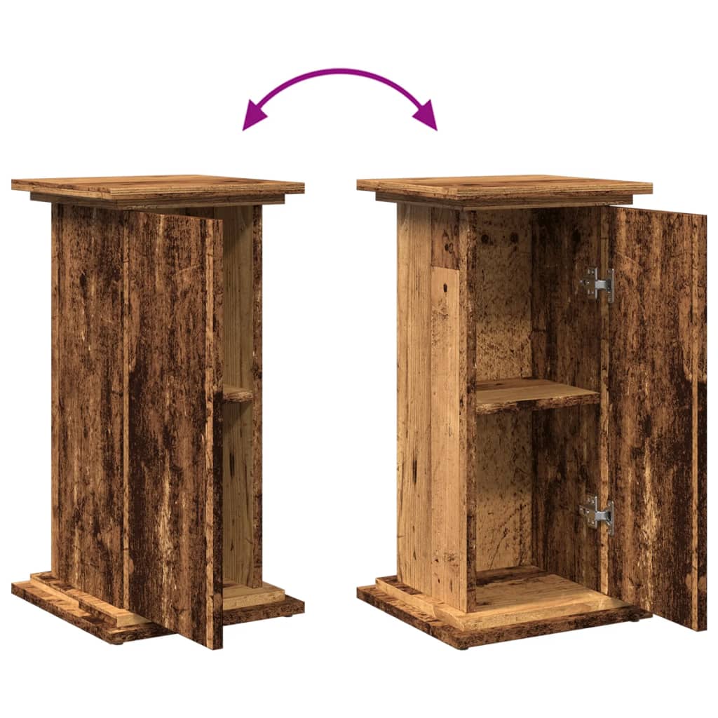 Eksponavimo stovas su lentyna, medienos, 31x30x60cm, mediena