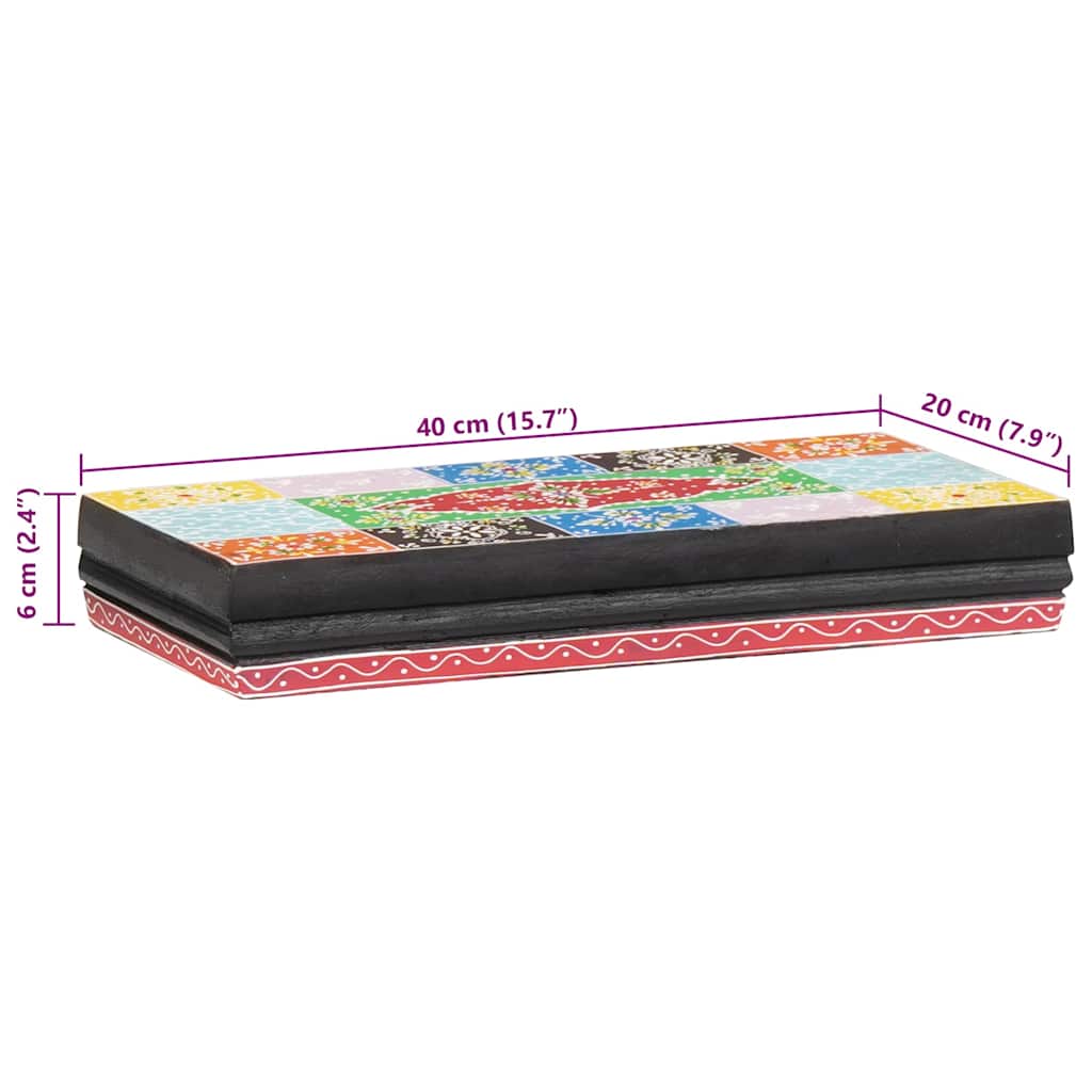 sieninės lentynos 2 vnt 40x20x6 cm kietas medžio mango