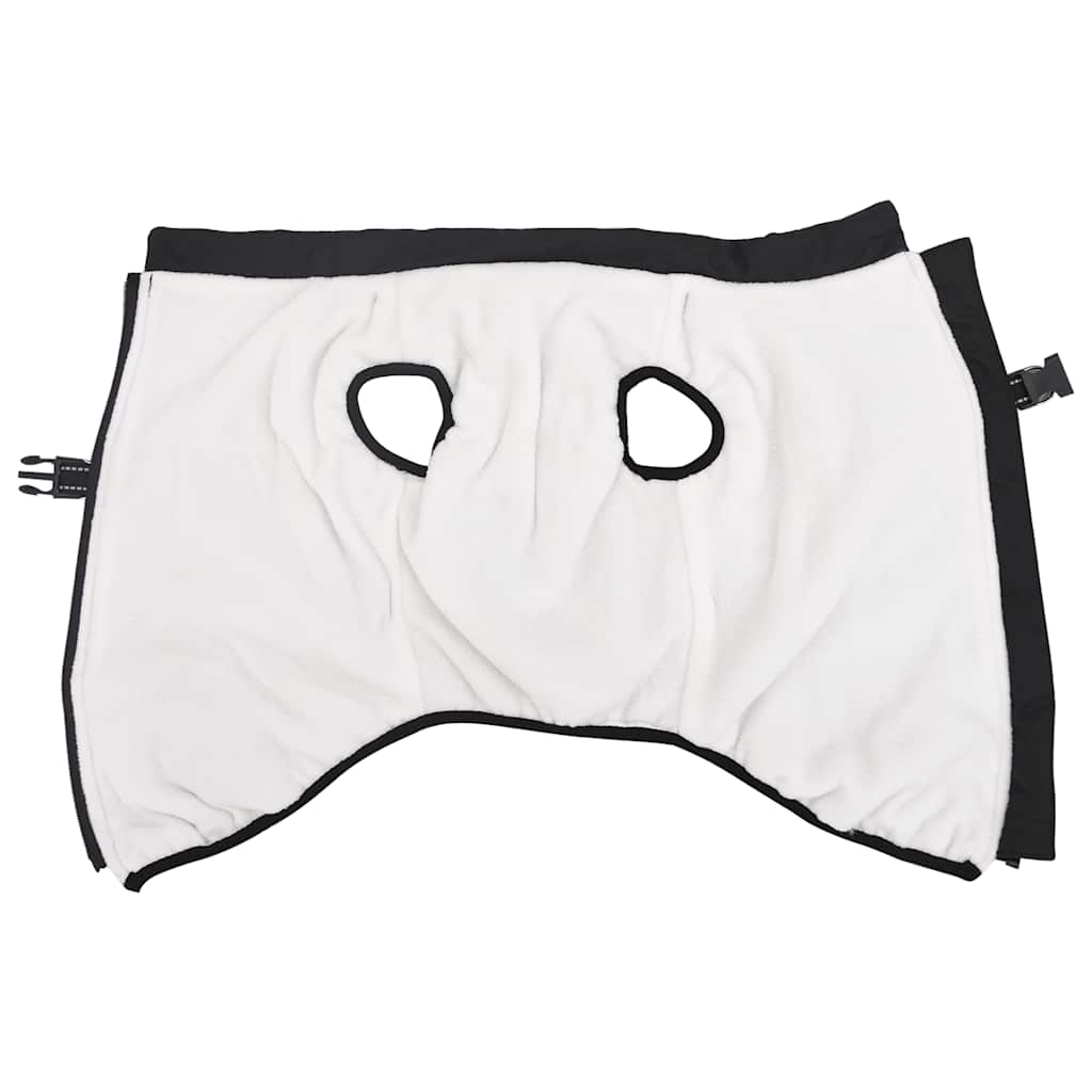 Šunų kailis su diržais, atsparus vandeniui, juodas, L48