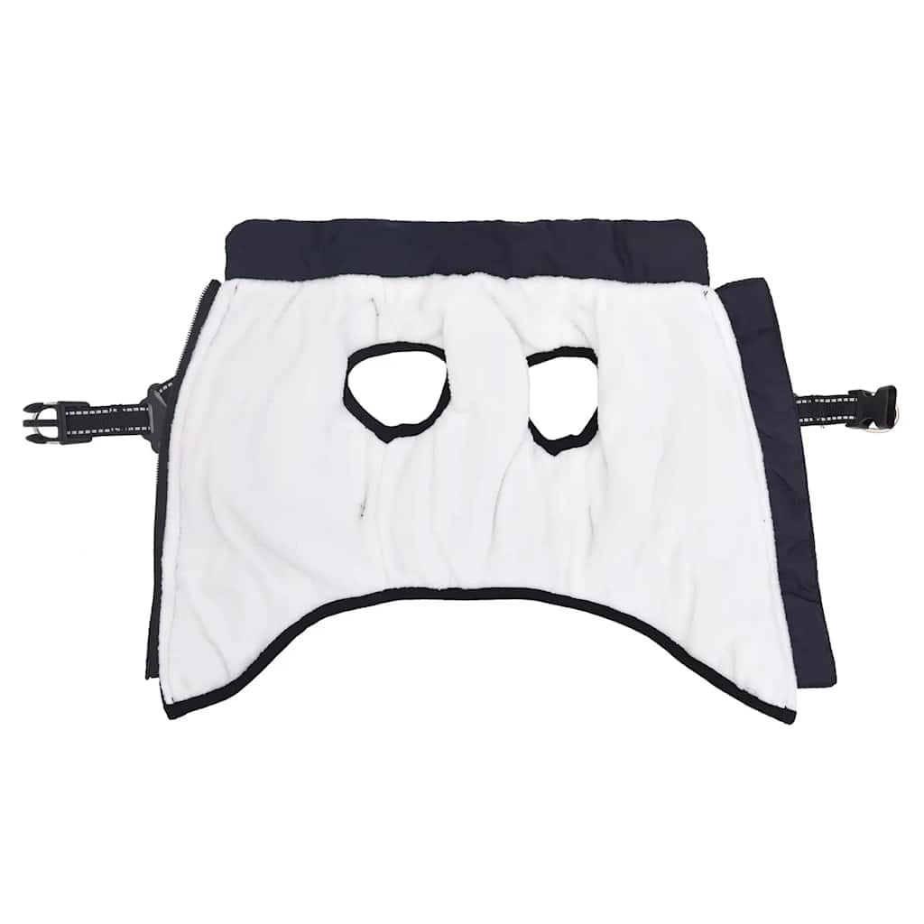 Šunų kailis su diržais, atsparus vandeniui, mėlynas, L28