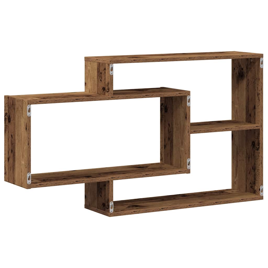 Sieninė lentyna Old Wood 104x20x58,5 cm Inžinerinė mediena
