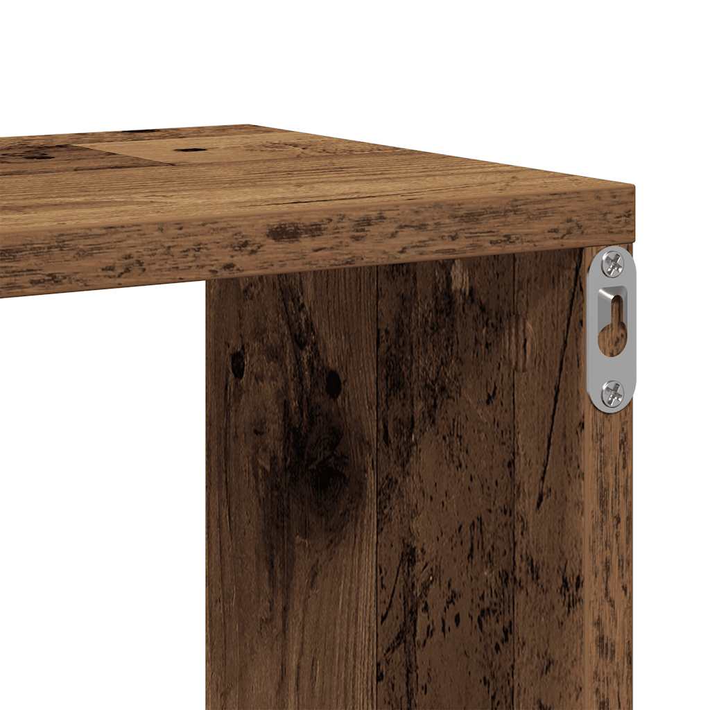 Sieninė lentyna Old Wood 104x20x58,5 cm Inžinerinė mediena