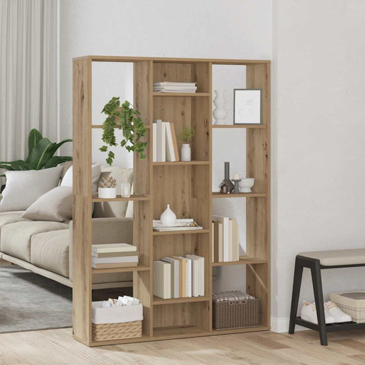 kambario pertvara / knygų spinta Artisan ąžuolas 100x24x140 cm