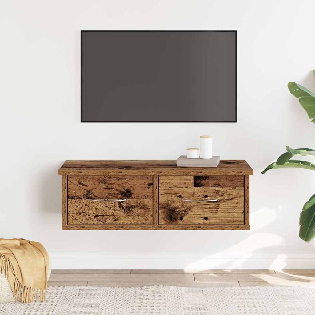 Sieninė Spinta Old Wood 60x26x18,5 cm Inžinerinė mediena