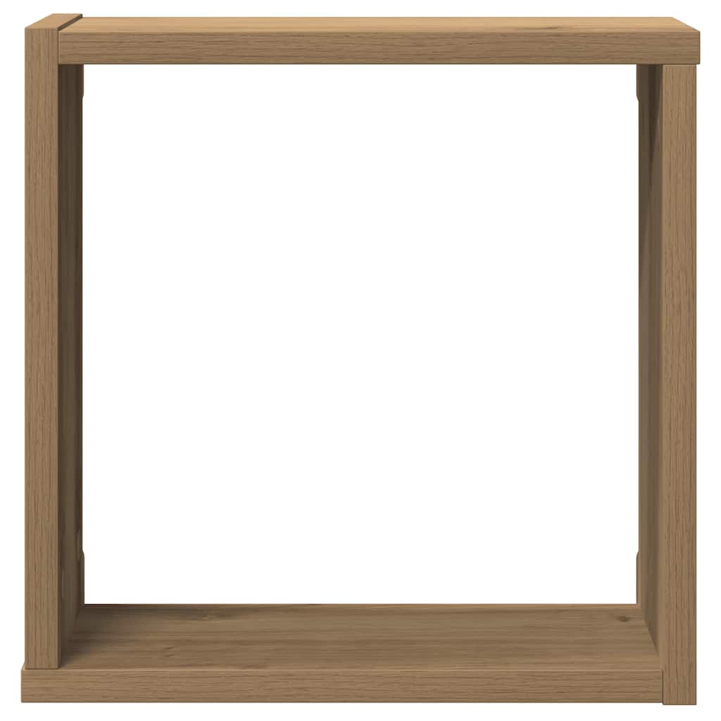 Sieninės lentynos, 6vnt., artisano, 30x15x30cm, mediena