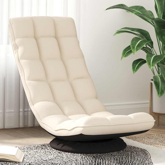 Ant grindų pastatoma pasukama kėdė, lininė, 70x51x79cm