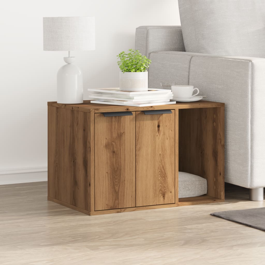 Kačių kraiko dėžės spintelė, artisano, 60x40x40cm, mediena