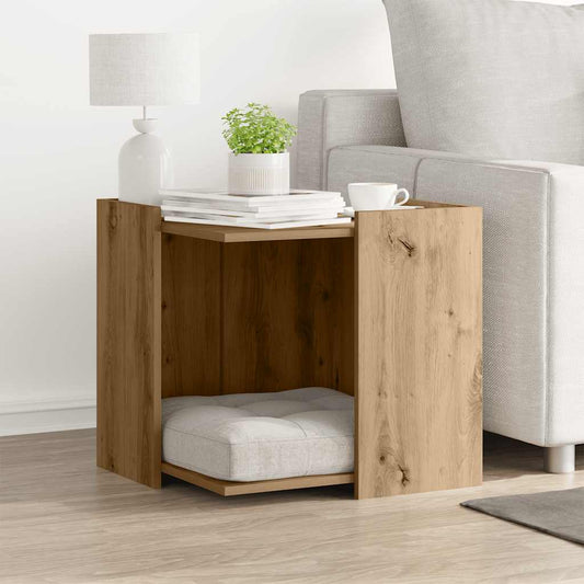 Kačių kraiko dėžės spintelė, artisano, 53x53x51cm, mediena