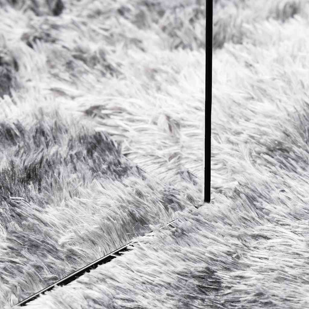Shaggy tipo kilimas, NAVARRA, 80x150 cm, sidabrinė pilka