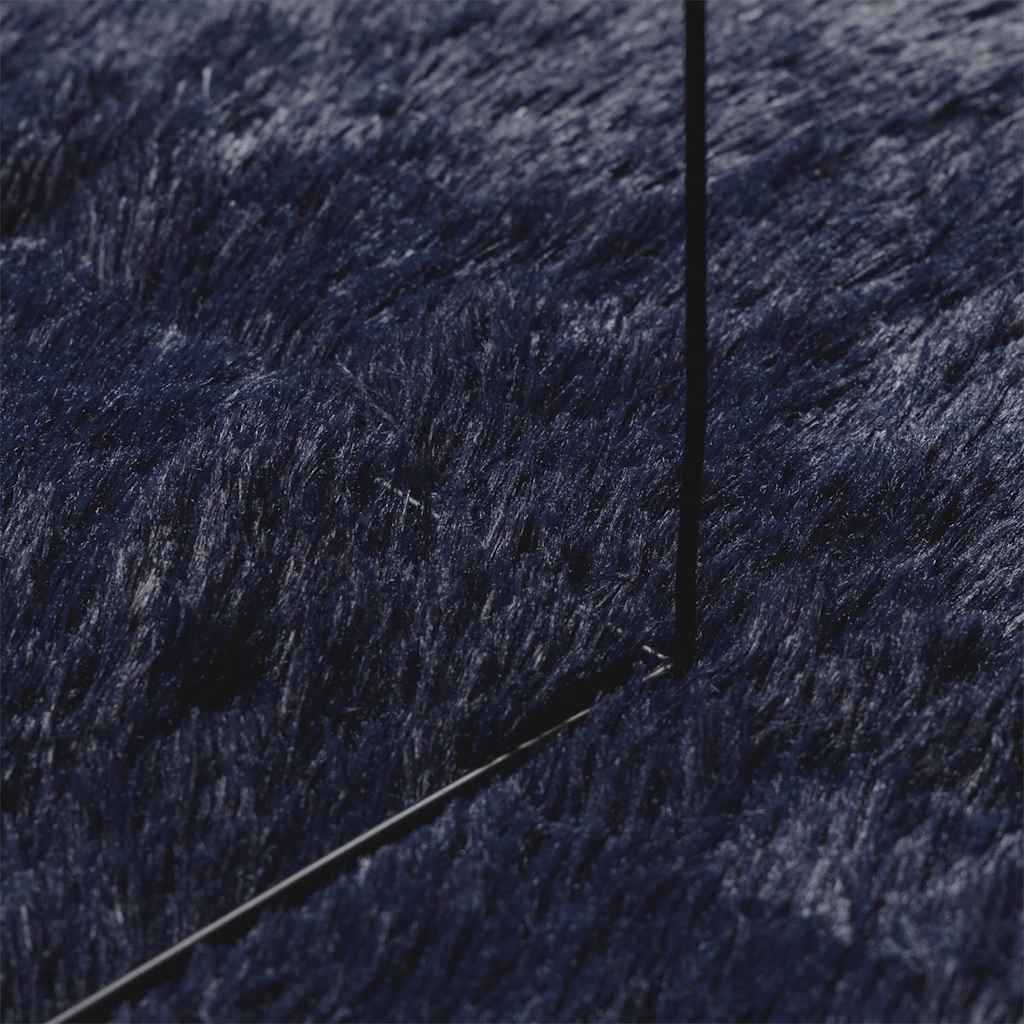 Shaggy tipo kilimas, NAVARRA, 120x170 cm, tamsiai mėlyna