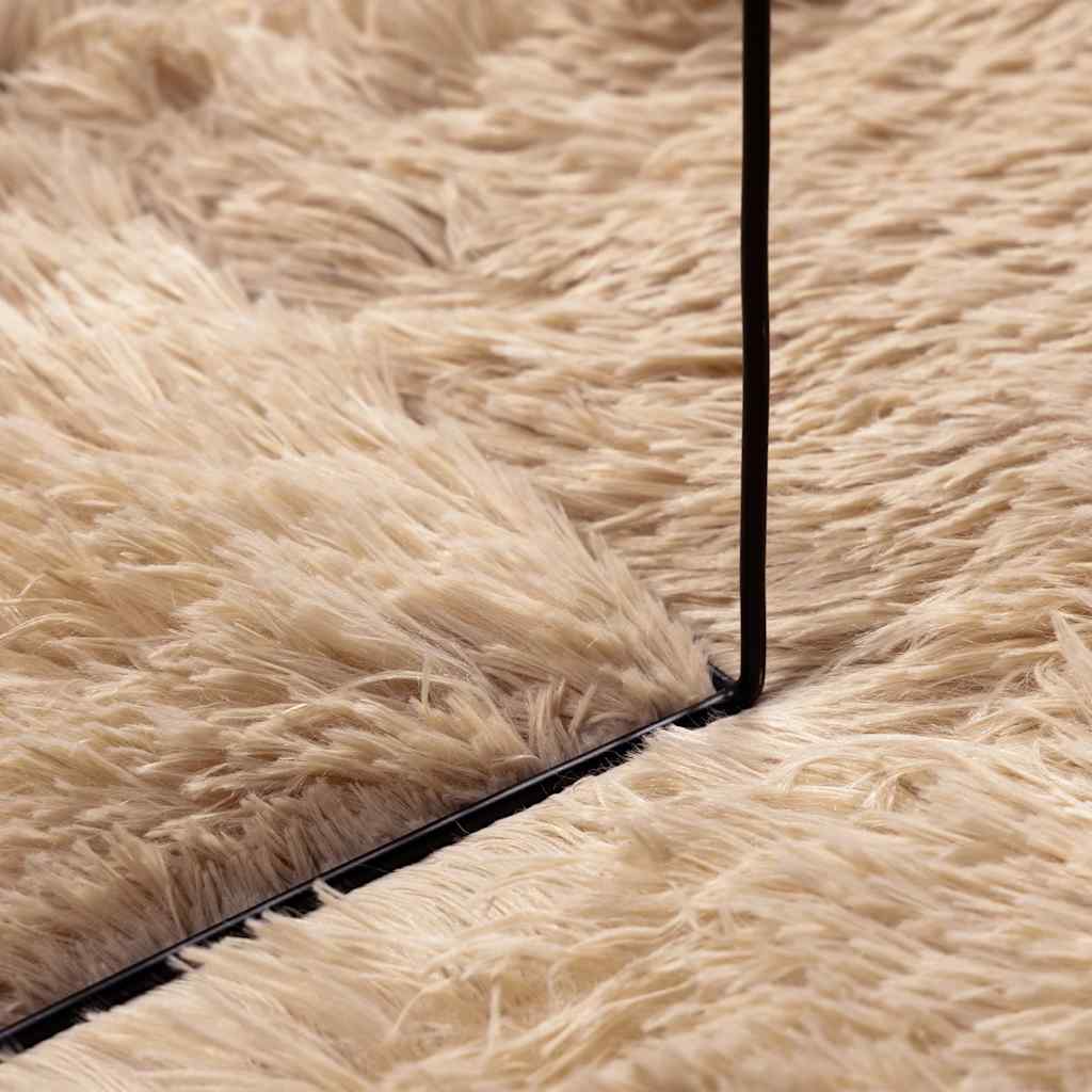 Shaggy tipo kilimas, NAVARRA, 130x200 cm, smėlio, poliesteris