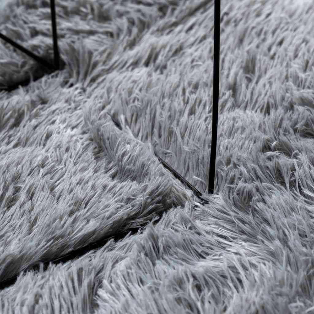 Shaggy tipo kilimas, NAVARRA, 160x230 cm, šviesiai pilka