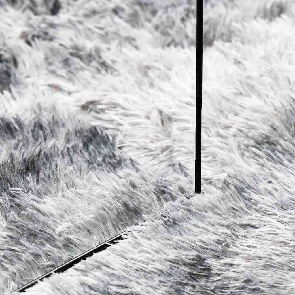 Shaggy tipo kilimas, NAVARRA, 200x200 cm, sidabrinė pilka