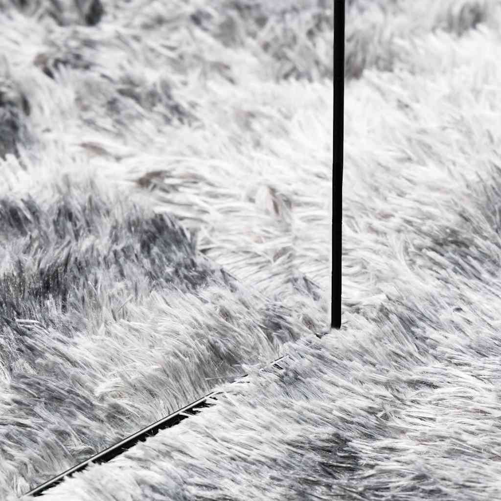 Shaggy tipo kilimas, NAVARRA, 240x240 cm, sidabrinė pilka