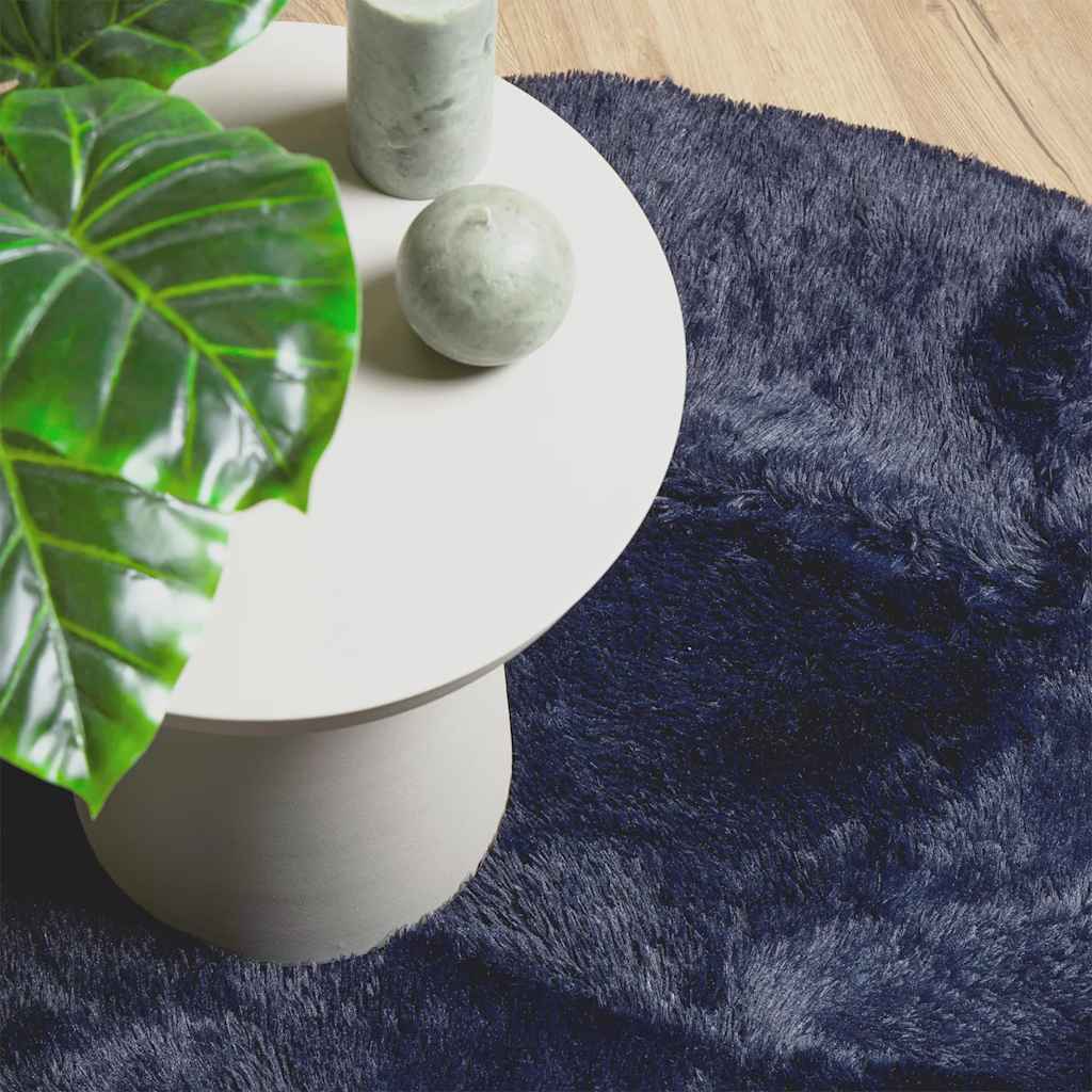 Shaggy tipo kilimas, NAVARRA, 300x200 cm, tamsiai mėlyna