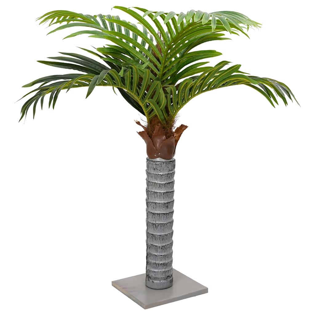 Dirbtinė palmė, žalios spalvos, 100cm, 6 lapų