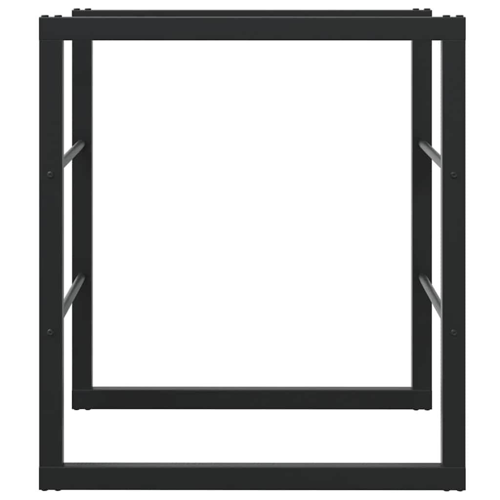 Malkų lentyna Juoda 55x30x61 cm Plienas
